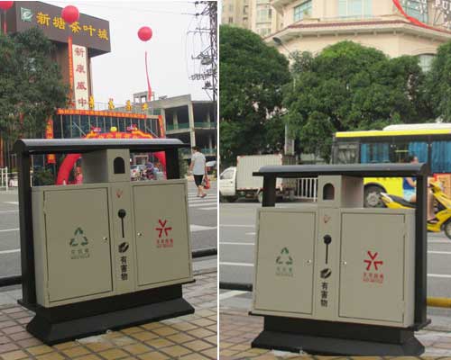 欣方圳分類垃圾箱落戶江西撫州